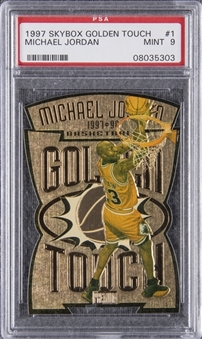 1997/98 Skybox Golden Touch #1 Michael Jordan - PSA MINT 9